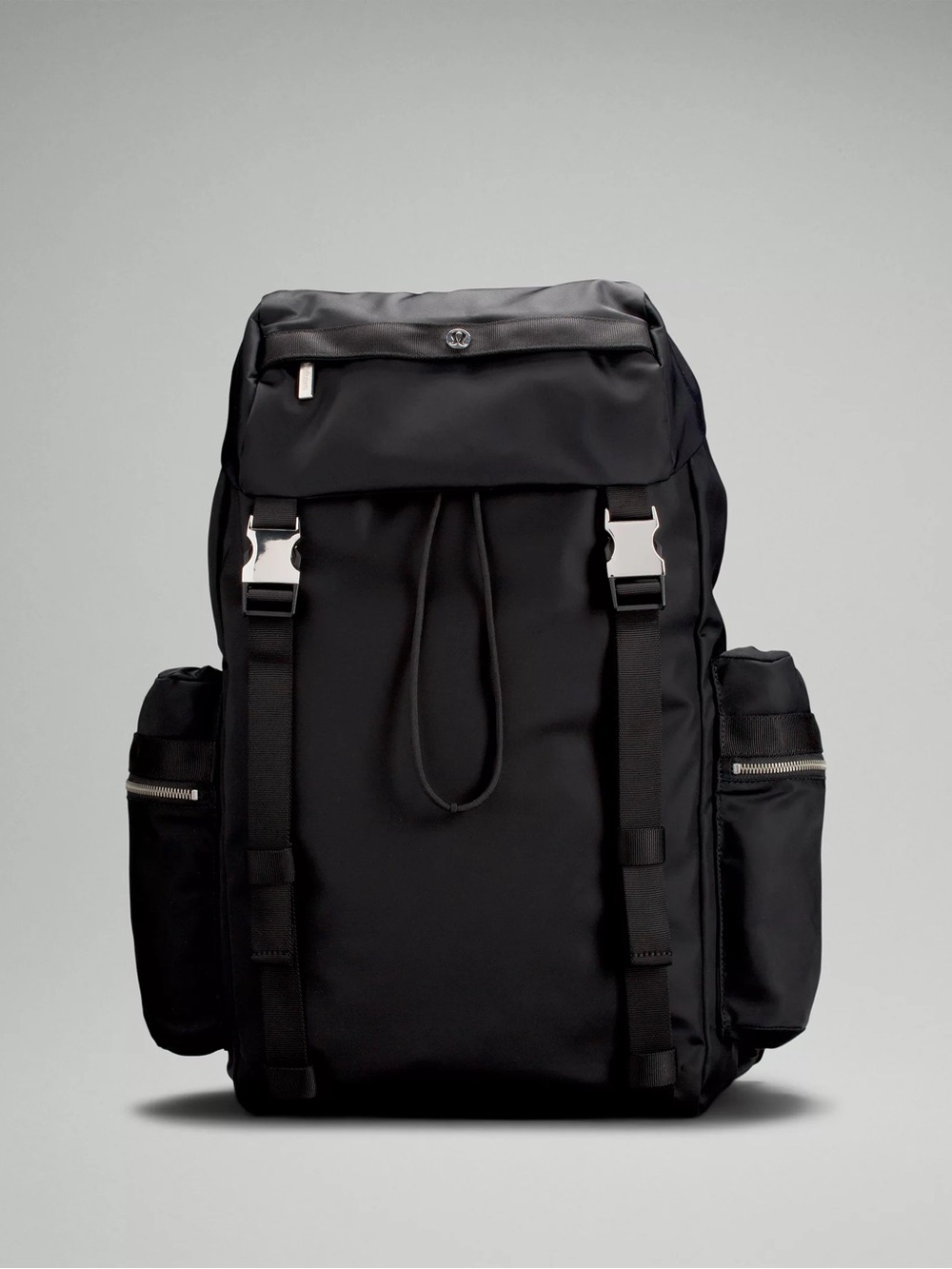 Lululemon Black Wunderlust Utility Backpack - Sleek Everyday Rucksack
